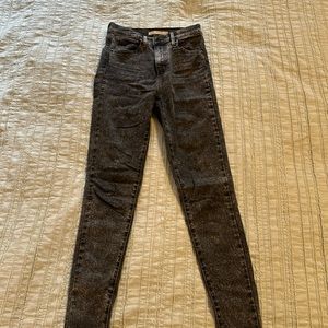 Mile High Levi Skinny Jeans, size 25, distressed